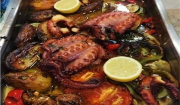 Hobotnica v pečici Oh my Grill